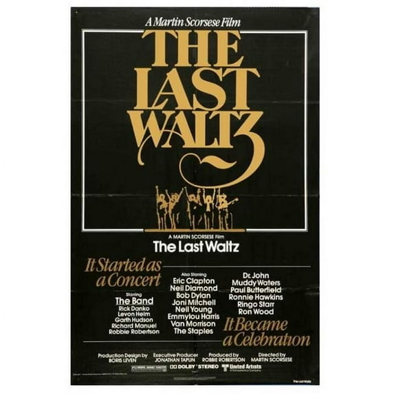 The Last Waltz Movie Poster (11 x 17)