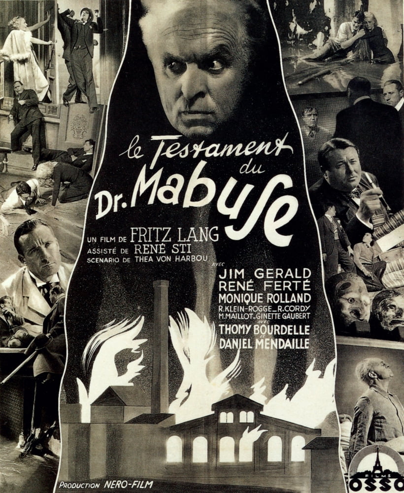 The Last Will Of Dr Mabuse Canvas Art - (11 x 17)