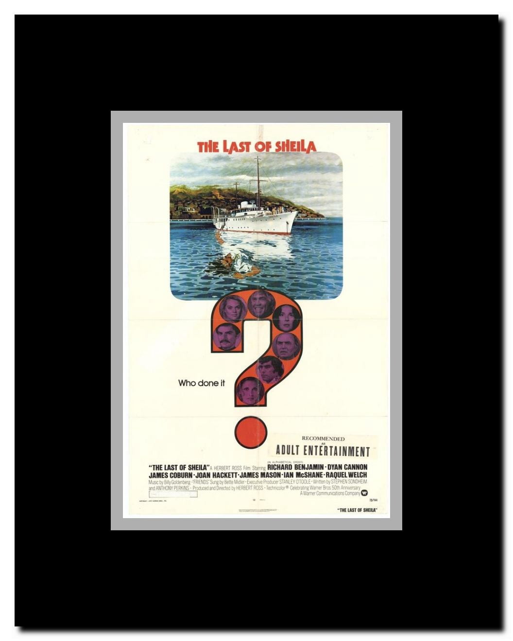 The Last of Sheila Framed Movie Poster
