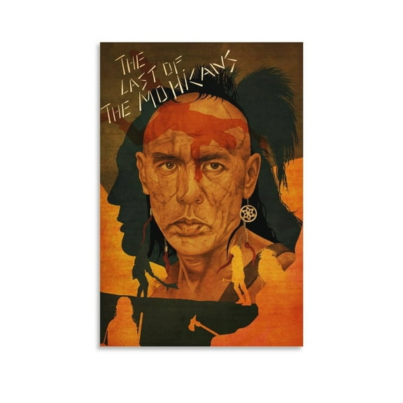 The Last of The Mohicans Art Poster Posters Art Print Wall Photo Paint Poster Hanging Picture Family Bedroom Decor Gift 20x30inch(50x75cm)