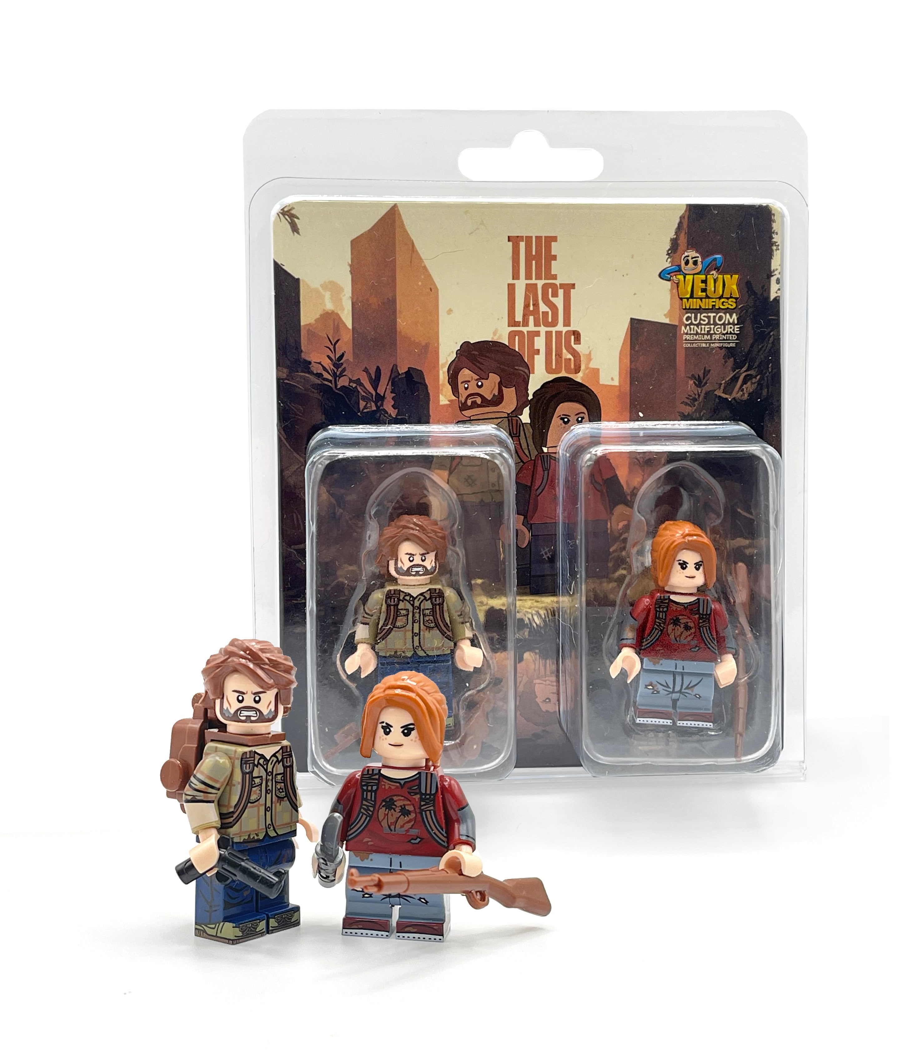 The Last of Us Joel Ellie Custom Minifigures