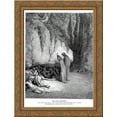 thumbnail image 1 of The Late Repenters 24x20 Gold Ornate Wood Framed Canvas Art by Gustave Dore, 1 of 2