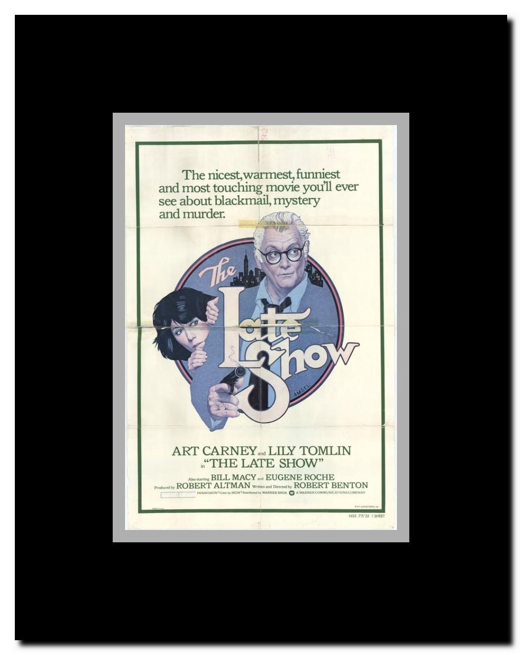 The Late Show Framed Movie Poster