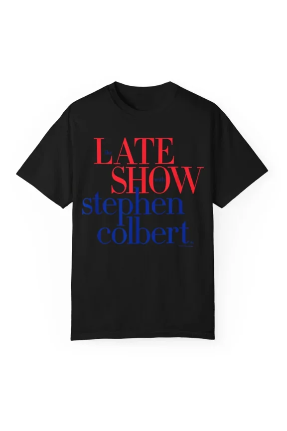 The Late Show With Stephen Colbert Logo Television Show Unisex T-Shirt, S-5XL