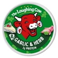 thumbnail image 1 of The Laughing Cow Garlic and Herb Spreadable Cheese Wedge, 5.4 oz Box. Refrigerated, 1 of 8