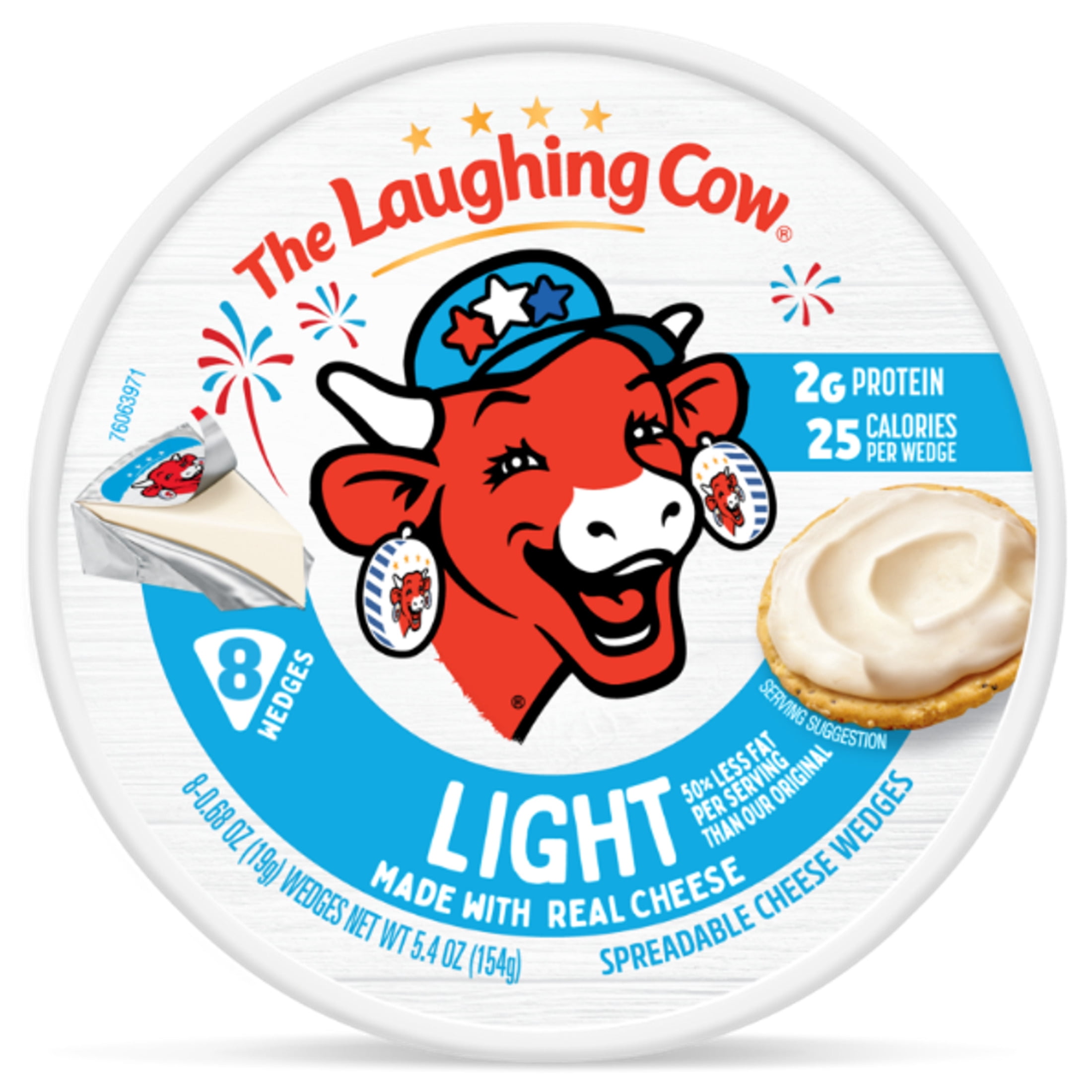 The Laughing Cow® Creamy Light Spreadable Cheese Wedges, 5.4 oz