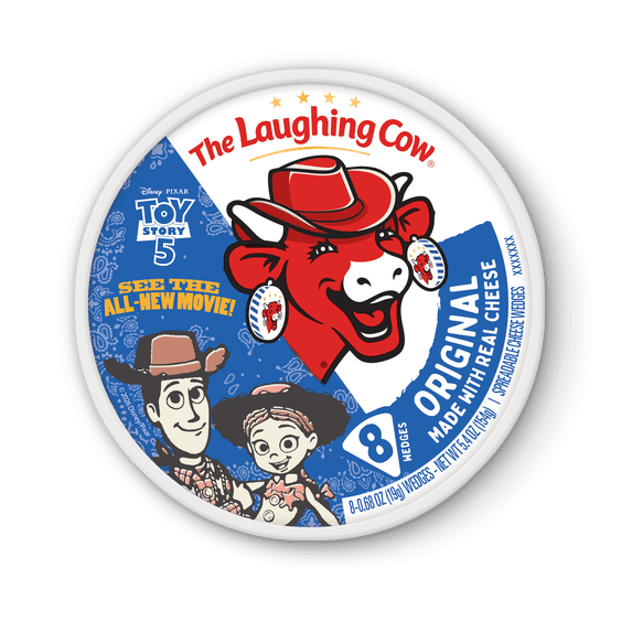 The Laughing Cow® Creamy Original Spreadable Cheese Wedges, 5.4 oz Box (8 Count)