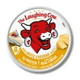 thumbnail image 1 of The Laughing Cow® Creamy White Cheddar Variety Spreadable Cheese Wedges, 5.4 oz Box (8 Count), 1 of 8