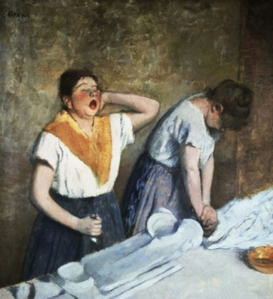 The Launderesses 1884 Edouard Manet (1832-1883 French) Musee du Louvre Paris France Canvas Art - Edouard Manet (18 x 24)