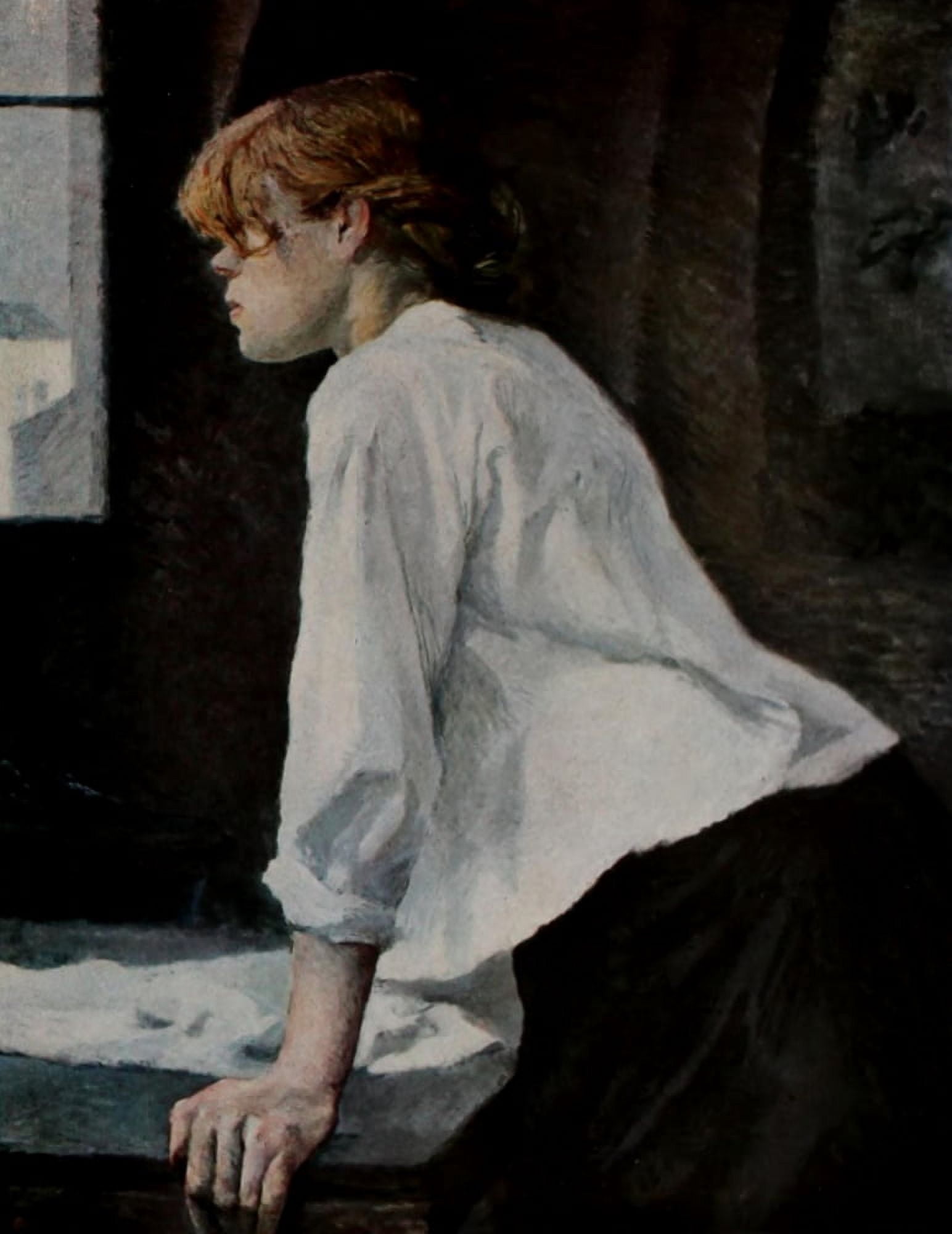 The Laundress Canvas Art - H de Toulouse-Lautrec (18 x 24)