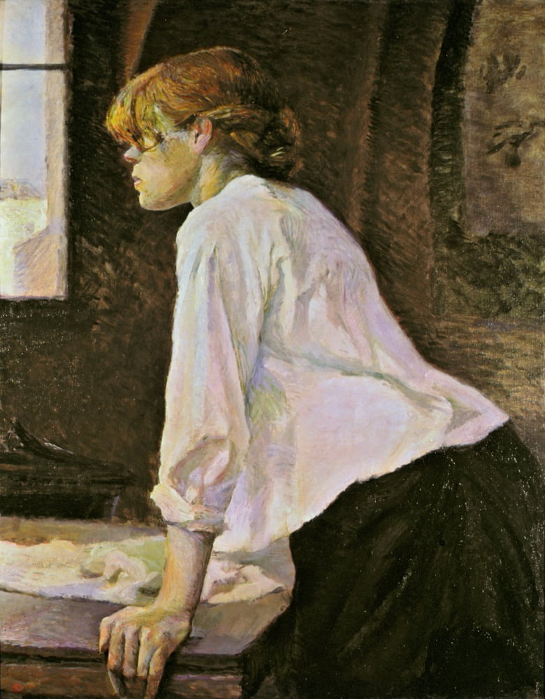 The Laundress (La Blanchisseuse) Canvas Art - (24 x 36)
