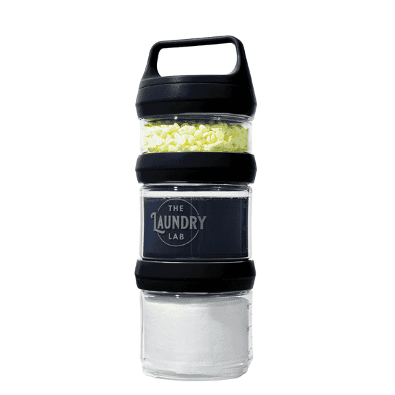 The Laundry Lab Bottle (Small Laundry Detergent Bottle – Best for Dorms, Apartments, Laundromats & Laundry Rooms)