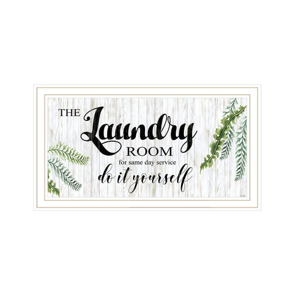The Laundry Room Same Day Service Black Framed Print Laundry Wall Art
