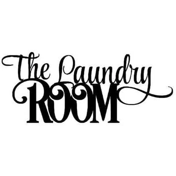 The Laundry Room Word Art 3D Wood Cutout 8x12