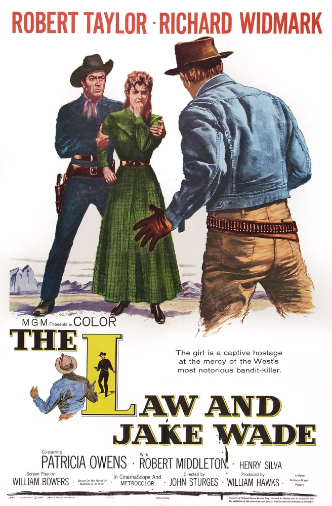 The Law And Jake Wade Canvas Art - (11 x 17)