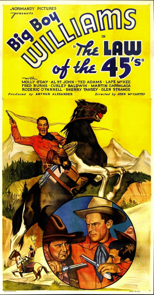 The Law Of The 45S Canvas Art - (11 x 17)