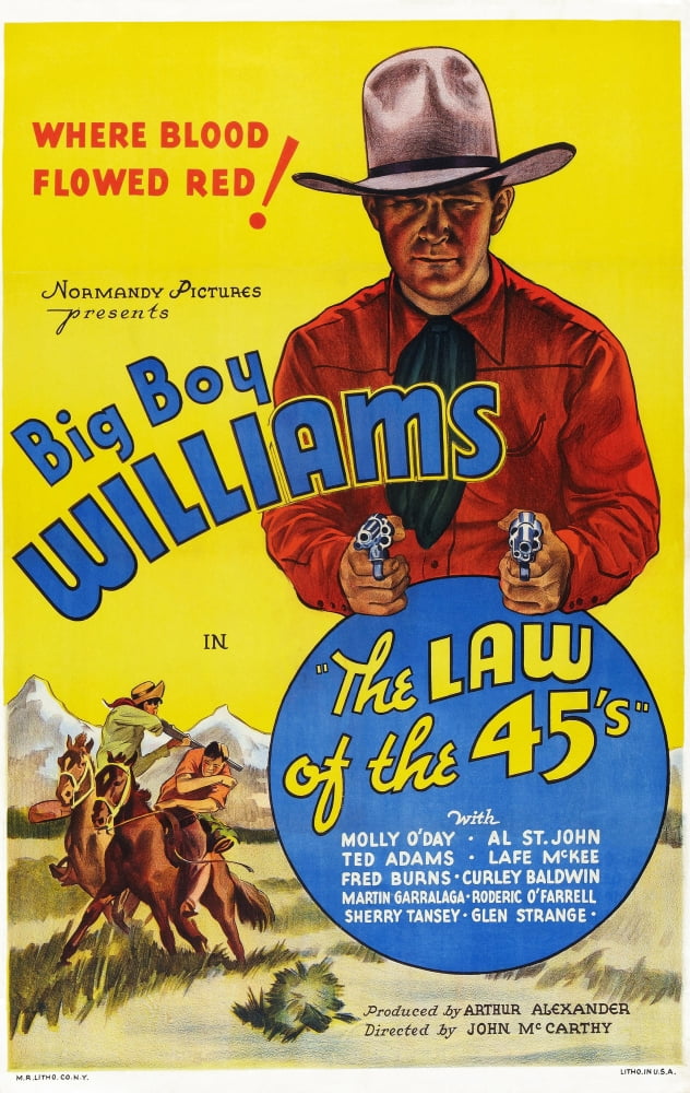 The Law Of The 45S U Canvas Art - (11 x 17)