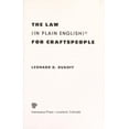 thumbnail image 1 of Pre-Owned The Law (in Plain English) for Craftspeople (Paperback) 9780934026826, 1 of 1