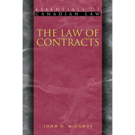 Pre-Owned The Law of Contracts (Paperback) 1552210189 9781552210185