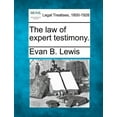 thumbnail image 1 of The Law of Expert Testimony. (Paperback), 1 of 1