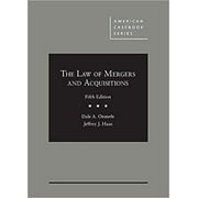Pre-Owned The Law of Mergers and Acquisitions (American Casebook Series), 9781683289791, 168328979X, Hardcover, 5 edition