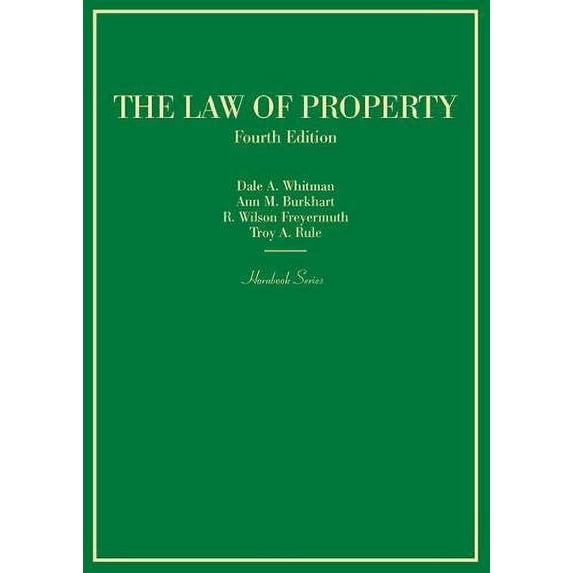 Pre-Owned The Law of Property (Hornbooks)