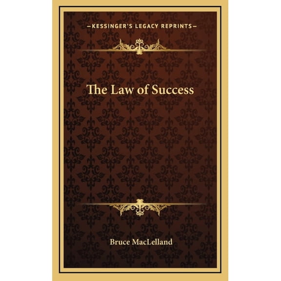 The Law of Success (Hardcover)