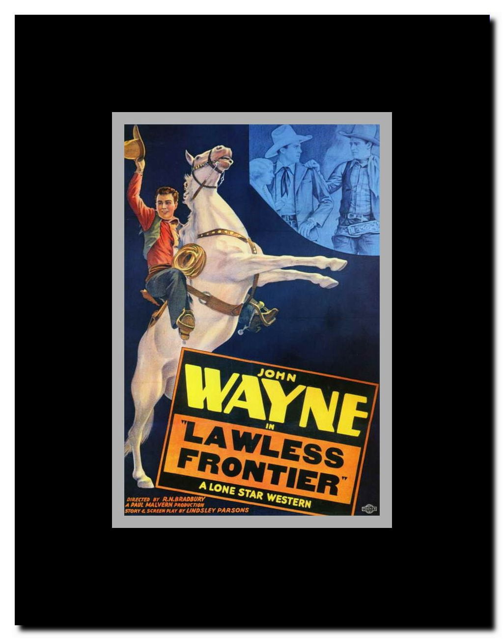 The Lawless Frontier Framed Movie Poster