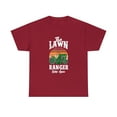 thumbnail image 1 of The Lawn Ranger Rides Again Funny Lawn Mower Landscaper Tshirt, 1 of 1