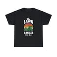 thumbnail image 1 of The Lawn Ranger Rides Again Funny Lawn Mower Landscaper Tshirt, 1 of 1