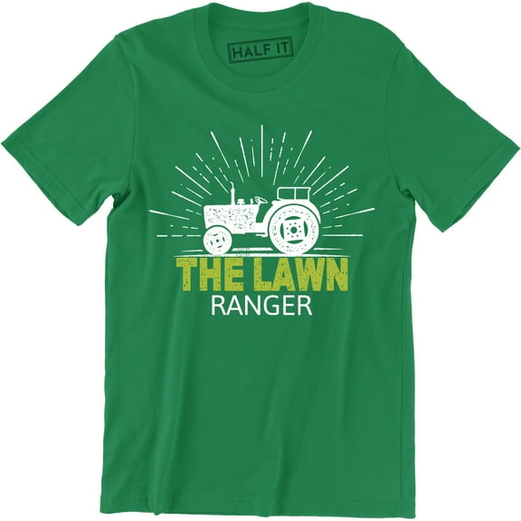 The Lawn Ranger - Rides Again Gardening Men's T-Shirt