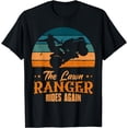 thumbnail image 1 of The Lawn Ranger Rides Again Mowing Vintage Retro Mower T-Shirt, 1 of 4