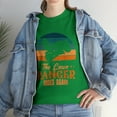thumbnail image 1 of The Lawn Ranger Rides Again Mowing Vintage Retro Mower T-Shirt, 1 of 2