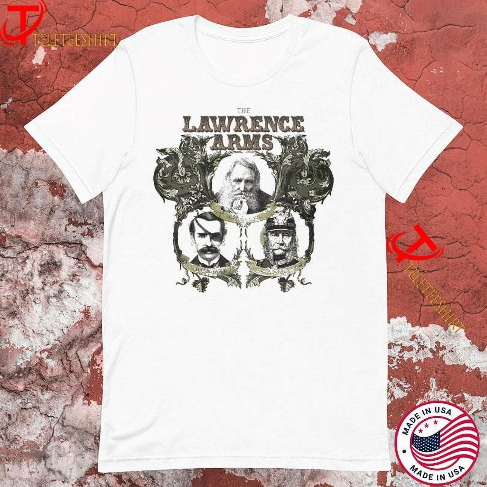 The Lawrence Arms The Greatest Story Ever Told Album Tshirts