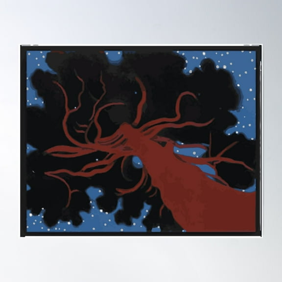 The Lawrence Tree Georgia O'Keeffe Poster Wall Art, Modern Wall Decor For Living Room Bedroom, 8x12 UNFRAMED