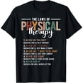 thumbnail image 1 of The Laws Of Physical Therapy – Physical Therapist T-Shirt, 1 of 4