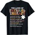 thumbnail image 1 of The Laws Of Physical Therapy – Physical Therapist T-Shirt, 1 of 4