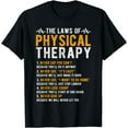 thumbnail image 1 of The Laws Of Physical Therapy – Physical Therapist T-Shirt, 1 of 4
