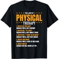 thumbnail image 1 of The Laws Of Physical Therapy Physiotherapy PT Squad T-Shirt, 1 of 5