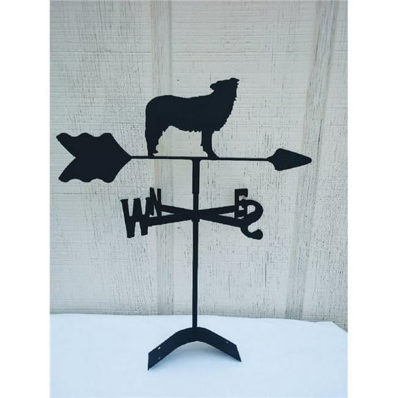 The Lazy Scroll Austrailian Shepherd Roof Mount Weathervane