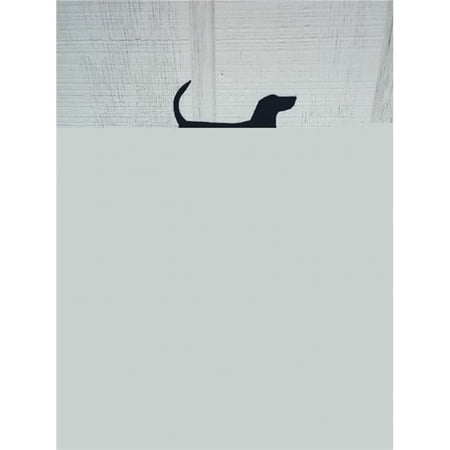 The Lazy Scroll Basset Hound Roof Mount Weathervane