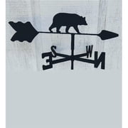 The Lazy Scroll Bear Roof Mount Weathervane