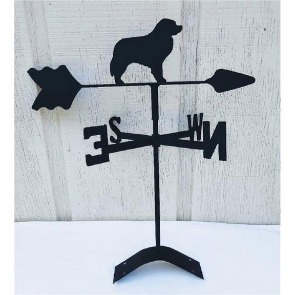 The Lazy Scroll Bernese Mountain Dog Roof Mount Weathervane