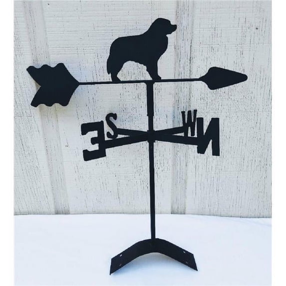 The Lazy Scroll Bernese Mountain Dog Roof Mount Weathervane