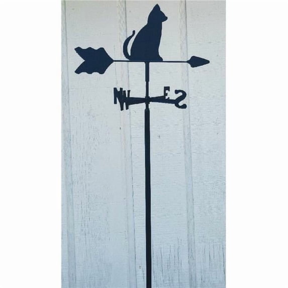 The Lazy Scroll Cat Garden Mount Weathervane