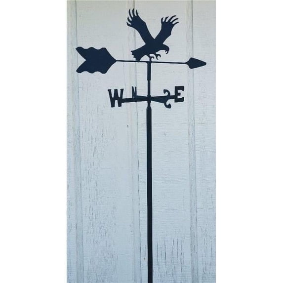 The Lazy Scroll Eagle Garden Mount Weathervane
