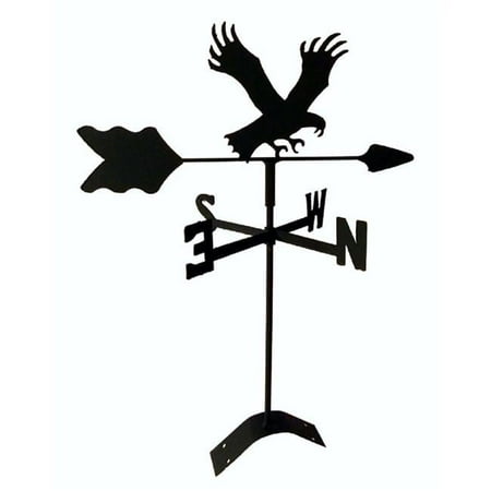 The Lazy Scroll Eagle Roof Mount Weathervane