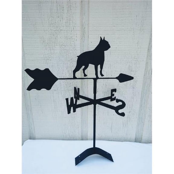 The Lazy Scroll French Bulldog Roof Mount Weathervane