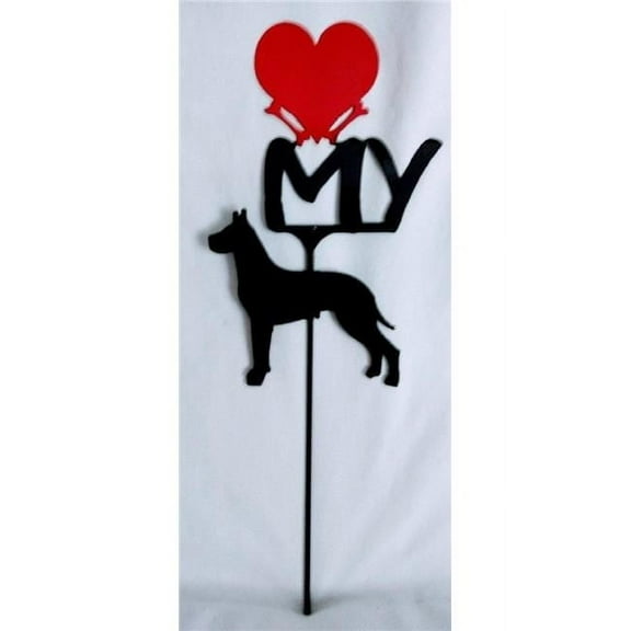 The Lazy Scroll greatdaneheart Great Dane Love My Heart Sign