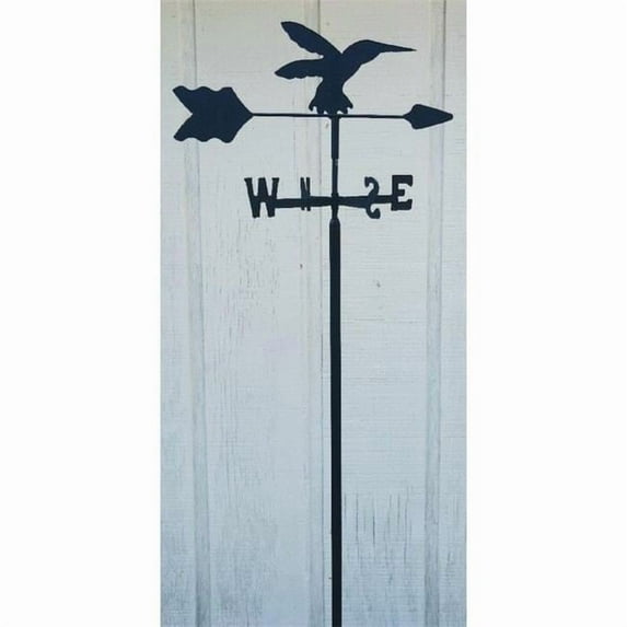 The Lazy Scroll Hummingbird Garden Mount Weathervane